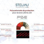 Polycarbonate de protection pour écrans LED et LCD